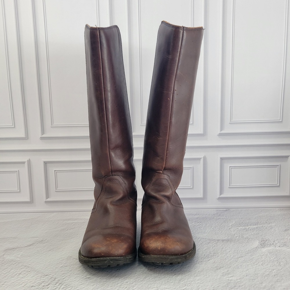 UGG Womens Seldon Leather Knee High Riding Boots Brown Size 6 1006038 - Picture 7 of 15